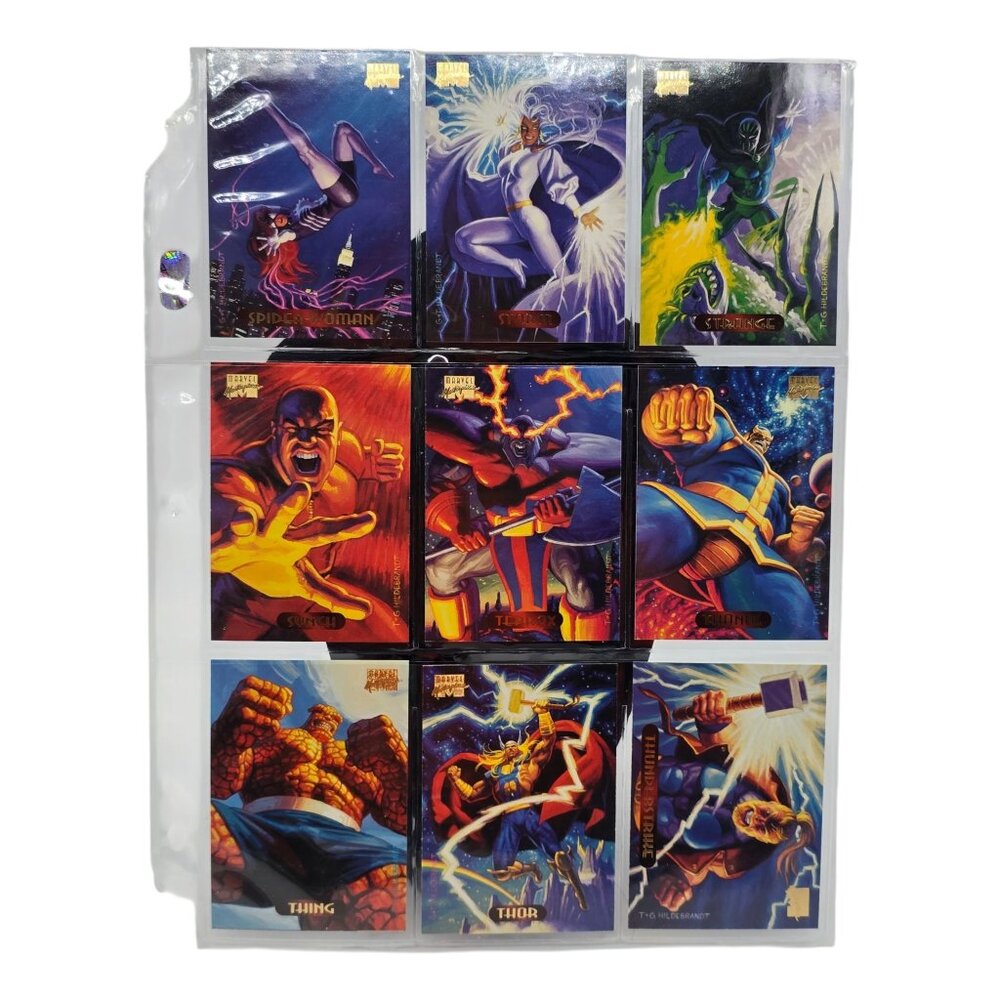 1994 Marvel Masterpieces Series 5 Trading Cards In Protective Sleeve‎